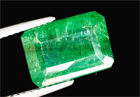 5.30 ct Authenticated Colombian Emerald Gemstone ($7,950 Appraisal)