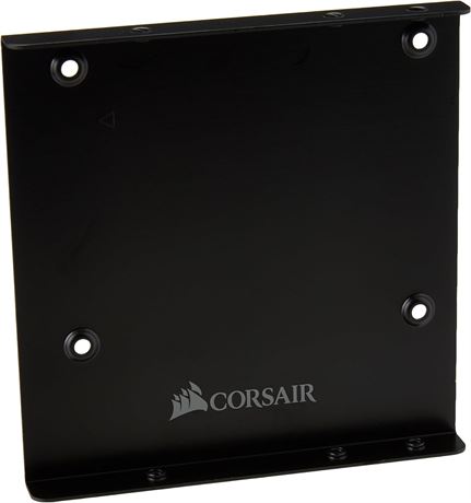 Corsair Single SSD Mounting Bracket (3.5” Internal Drive Bay to 2.5"), Black
