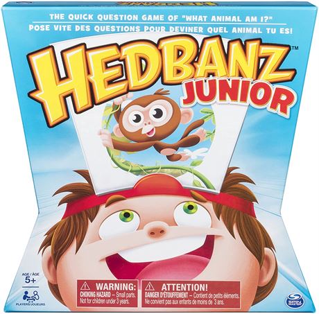 HedBanz Jr. Family Board Game for Kids Age 5 and up