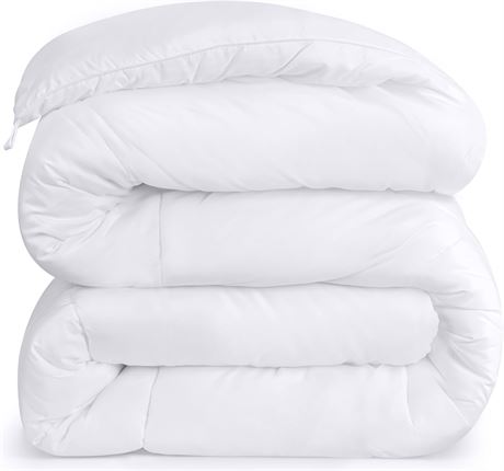 QUEEN Utopia Bedding All Season Comforter - Ultra Soft Down Alternative, White