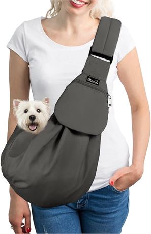 SlowTon Dog Carrier Sling - Thick Padded Adjustable Shoulder Strap Dog