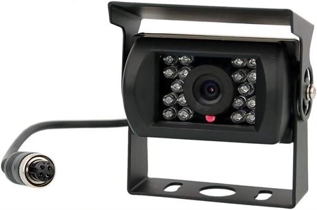 Rear View Reversing Camera, Waterproof Night Vision with 4 Pin GX12-4 Connector