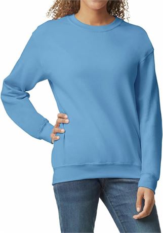 MED - Gildan Adult Fleece Crewneck Sweatshirt, Style G18000, Multipack, Carolina