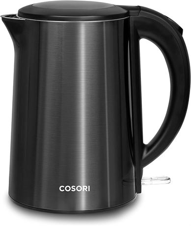 COSORI Electric Kettle Stainless Steel, Cordless,1500W Fast Boiling Water