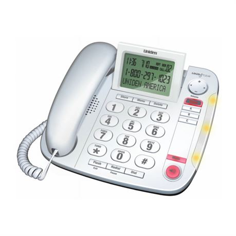 Uniden CEZ260W Standard Phone, White