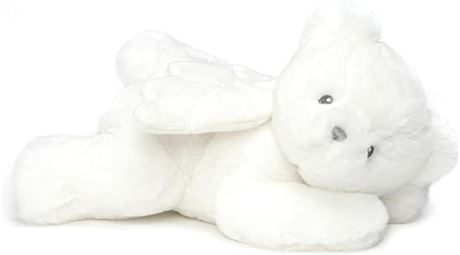 GUND My Little Angel Bear, Spiritual Plush Toy Teddy Bear with Chime, White, 7"