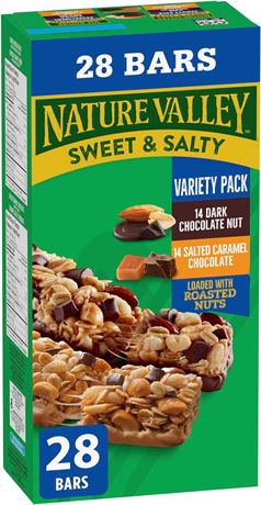 NATURE VALLEY - VALUE PACK - Dark Chocolate Nut and Salted Caramel