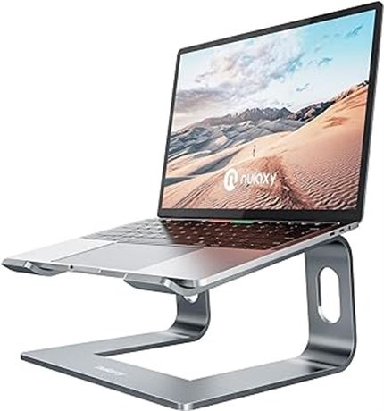 10-15.6" Nulaxy Laptop Stand, Ergonomic Aluminum Cooling Computer Stand