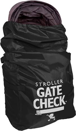 J.L. Childress Gate Check Bag for Standard & Double Strollers - Black