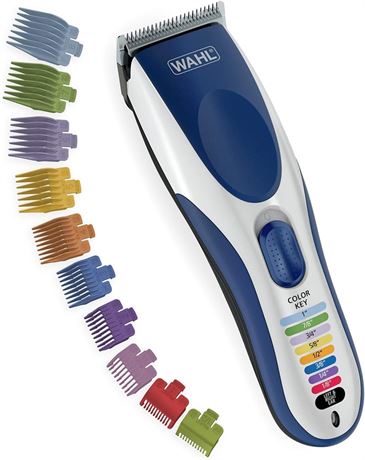 21-Pieces Wahl Clipper Color Pro Cordless Rechargeable Hair Cutting Kit