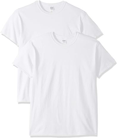 SMALL - Gildan mens Heavy Cotton T-shirt, Style G5000, Multipack T Shirt, White