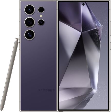 AI Enabled Samsung Galaxy S24 Ultra 5G (Unlocked) - 256GB Titanium Violet