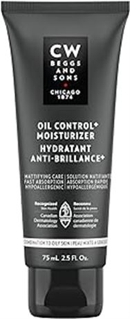 75ml CW Beggs Oil Control+ Moisturizer for Men, Oily Skin, Face Cream