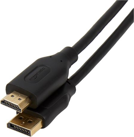 Amazon Basics Uni-Directional DisplayPort to HDMI Display Cable 4K@30Hz - 10 Fee