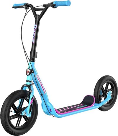 Razor Flashback Kick Scooter – 12" Mag Wheels with Air-filled Tires,BMX Style
