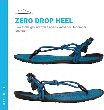 Size 11 Men Xero Shoes Aqua Cloud sandals
