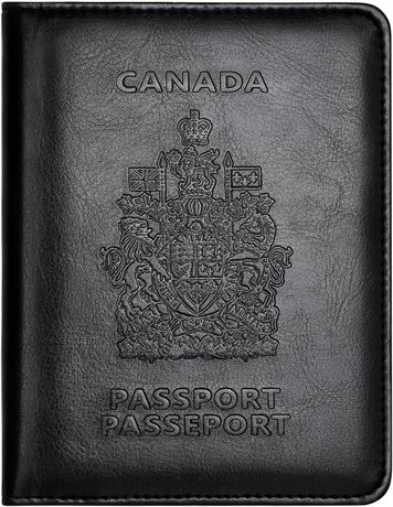 DEFWAY Passport Holder Travel Wallet - RFID Blocking Passport