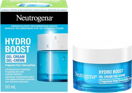 Neutrogena Hydro Boost Fragrance Free Face Moisturizer with Hyaluronic Acid