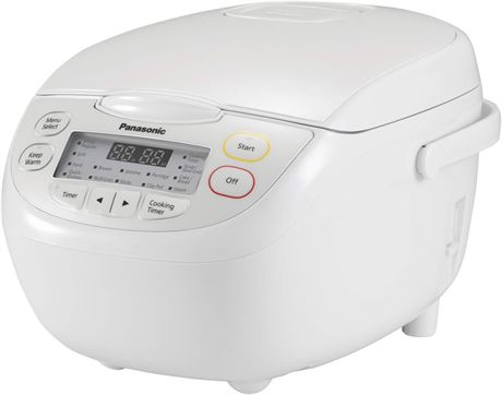 Panasonic SRCN108 5.5 Cup Electronic Rice Cooker/Warmer, White