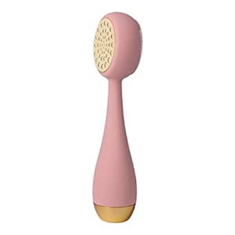 PMD Clean Pro Gold - Smart Facial Cleansing Device with Silicone Brush & 24K Gol