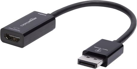 Basics Adaptateur DisplayPort 1.2 vers HDMI 2.0 (4K @ 60 Hz)