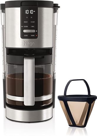 Ninja DCM200C Programmable XL 14-Cup Coffee Maker, 14-Cup Glass Carafe