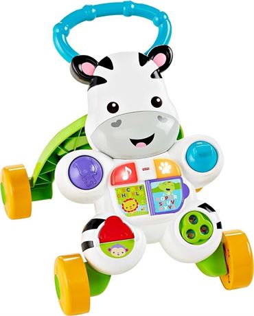 Fisher-Price Baby Learning Toy Learn with Me Zebra Walker with Music Lights