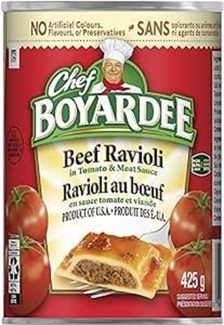 8 PACK Chef Boyardee Beef Ravioli 8 x 425g