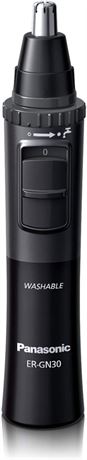Panasonic ERGN30H Nose & Ear Hair Trimmer, Black Compact
