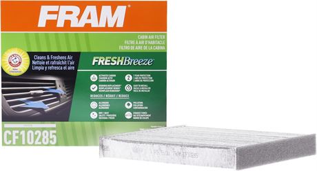 FRAM Fresh Breeze Cabin Air Filter CF10285 with Arm & Hammer Baking Soda