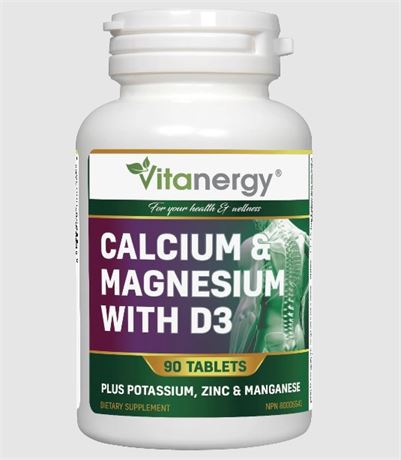 CALCIUM & MAGNESIUM CITRATE WITH D3