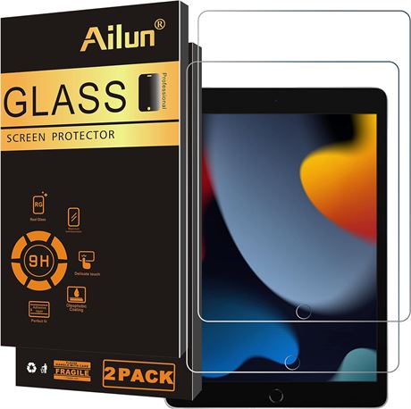 Ailun Screen Protector for iPad 9th 8th 7th Generation - 10.2 Inch, iPad 9/8/7