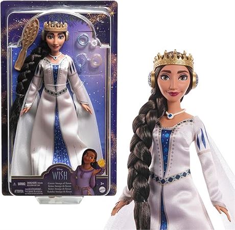 Mattel Disney Wish Toys, Queen Amaya of Rosas, Posable Fashion Doll