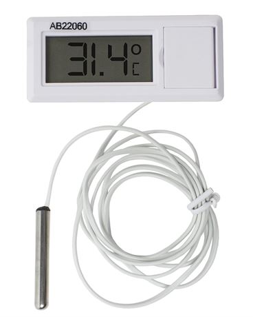 H-B DURAC Calibrated Electronic Thermometer with Waterproof Sensor; -50/200C