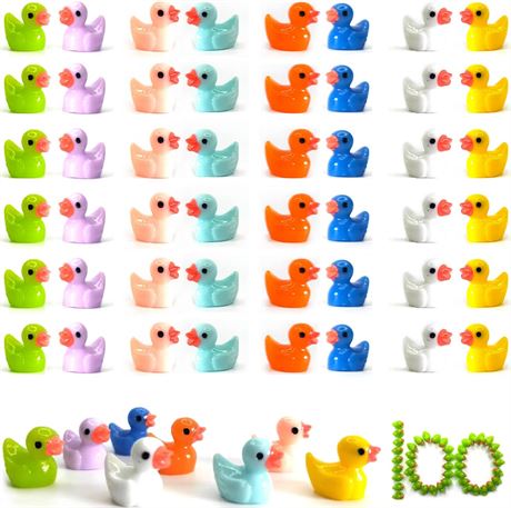 glacely Mini Resin Ducks Charms Ornament