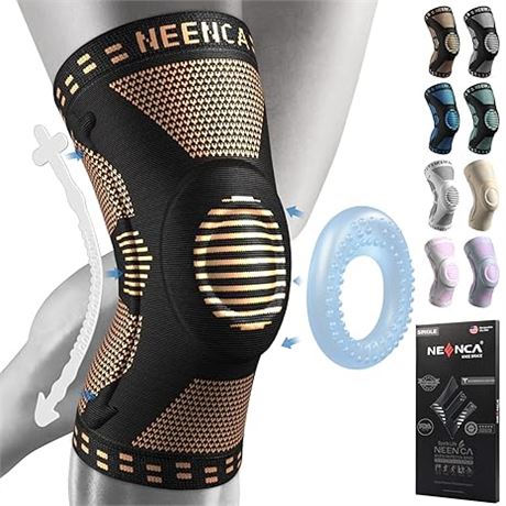 NEENCA Professional Knee Brace for Pain Relief, Medical Knee Support