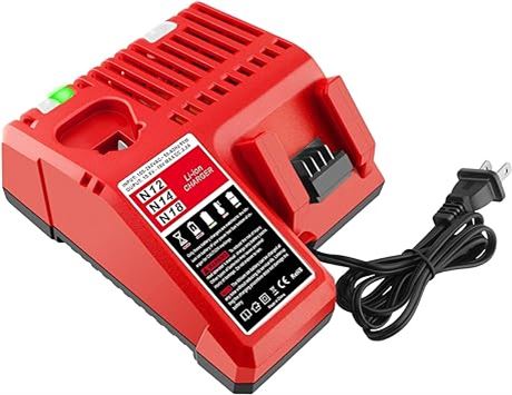 ADVTRONICS M12 M18 Replacement Charger Compatible with Milwaukee 48-59-1812 M12