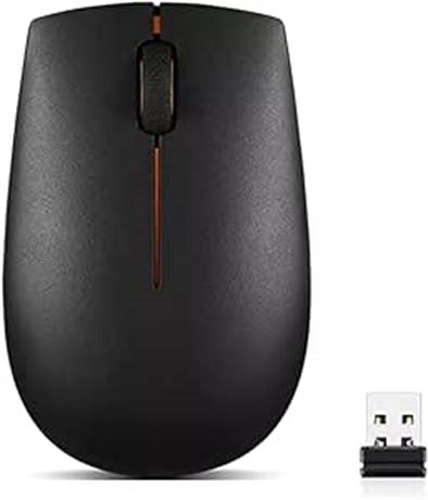Lenovo 300 Wireless Compact Mouse, Black