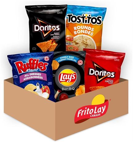 Frito-Lay Fan Favourites Snack Box, Variety Pack 5pcs
