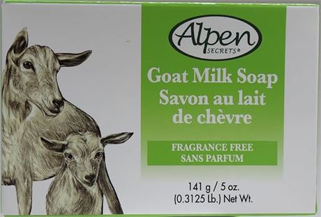 Alpen Secrets Fragrance Free Goat Milk Soap