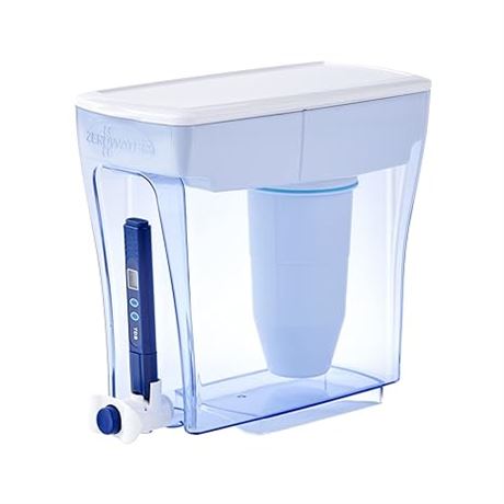 ZeroWater 20-Cup Ready-Pour 5-Stage Water Filter Pitcher 0 TDS for Improved Tap