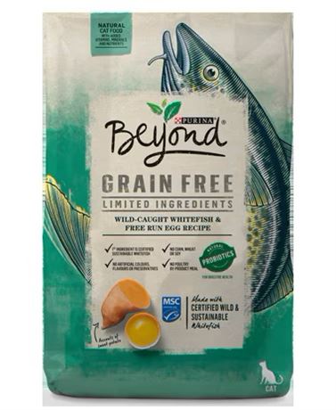 11 lb. Beyond Grain Free Natural Dry Cat Food, Wild Whitefish & Free Run Egg Bag