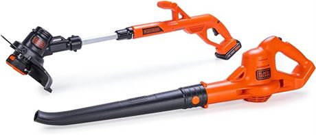 BLACK+DECKER 20V MAX* Cordless String Trimmer/Edger and Cordless Sweeper Combo