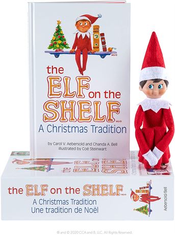 The Elf on the Shelf Box Set - Boy Light - Bilingual Packaging, English Book