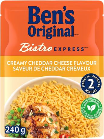 BEN'S ORIGINAL BISTRO EXPRESS Creamy Cheddar Cheese, Flavoured Rice Side Dish