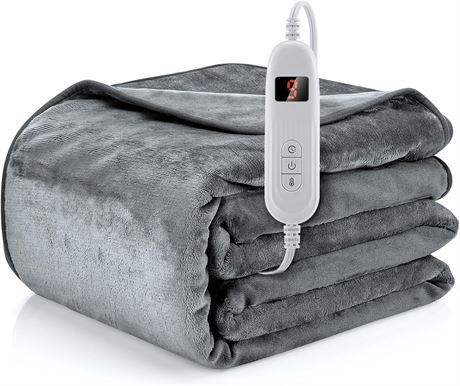 Heated Blanket Electric Throw Twin62"x84" Heating Bed Electric Heated Blanket