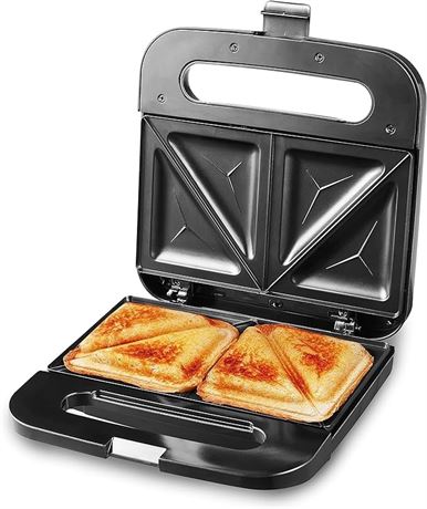 Elite Gourmet ESM-2207SS# Stainless Steel Sandwich Panini Maker Grilled Cheese