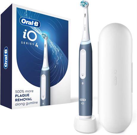Oral B iO Series 4 Electric Toothbrush, Rechargeable, Slate Blue