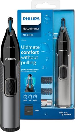Philips Nose Trimmer Series 3000 with Protective Guard System, NT3650/26