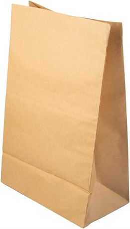 50 pcs of Galaxy Eco Kraft Bags, 7.8” L x 5.3” B x 12.6” H Paper Bags, Reusable